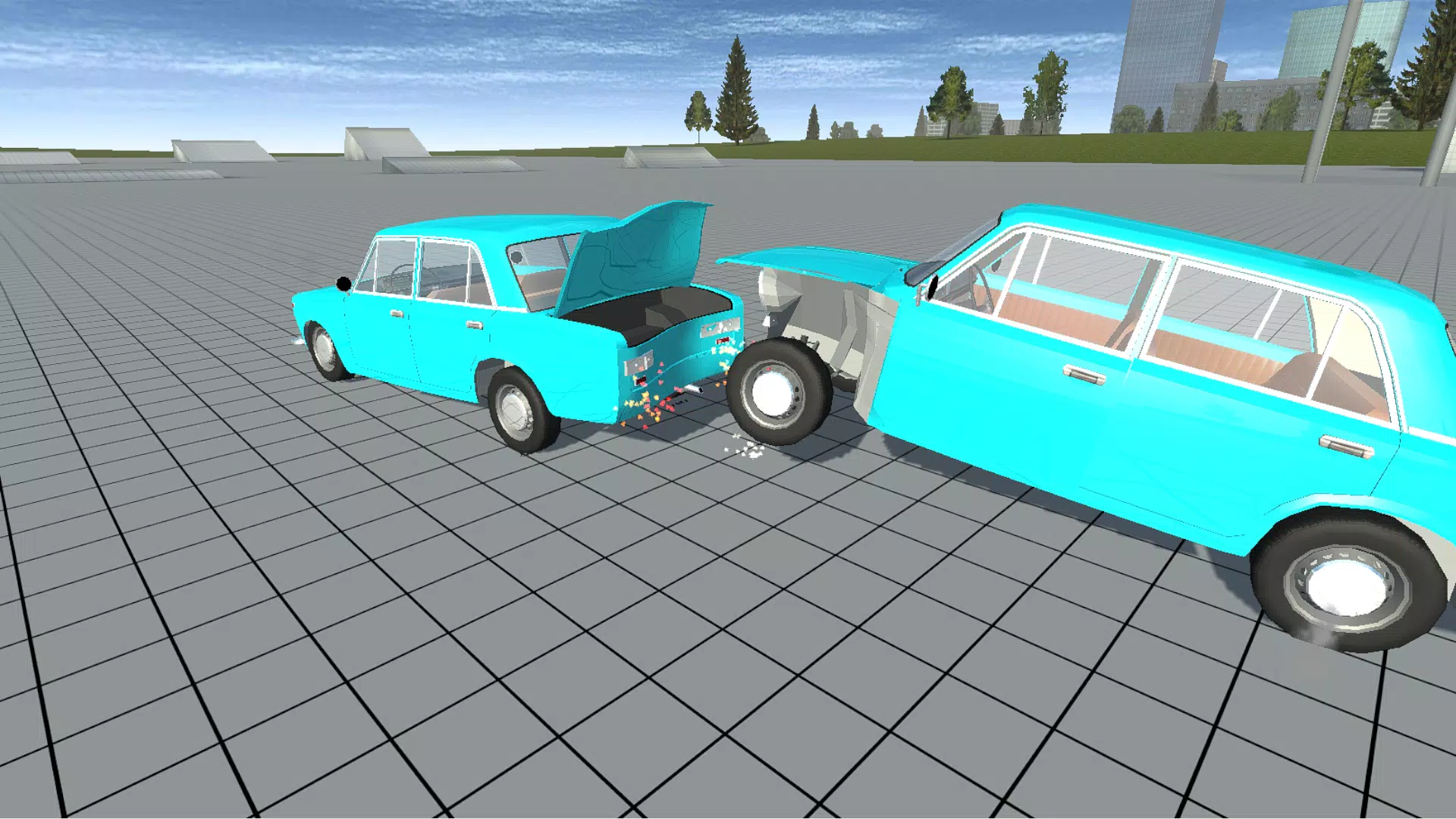 Simple Car Crash Physics Sim Captura de tela 3