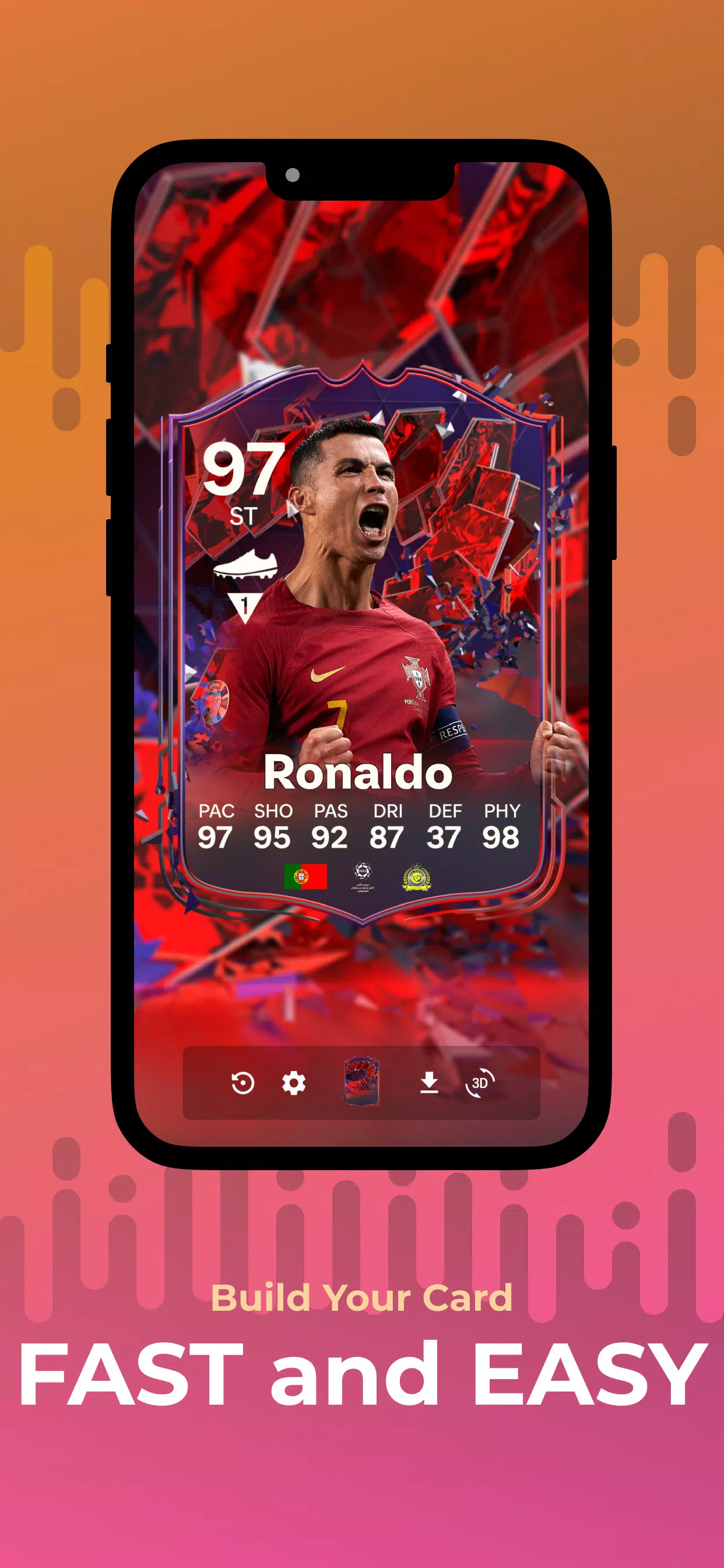 FUT Card Creator 24 Captura de pantalla 1