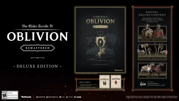 Elder Scrolls Oblivion Remastered PreOrder e DLC