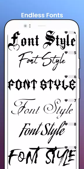 Schriftarten - Logo Maker Screenshot 2