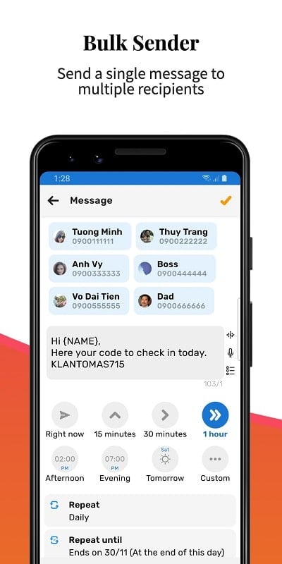 Auto Text: Automatic Message应用截图第3张