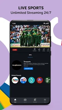Tamasha: Live Cricket, EPL ภาพหน้าจอ 0