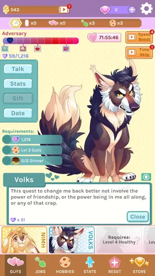 Blush Blush - Idle Otome Game 스크린샷 3