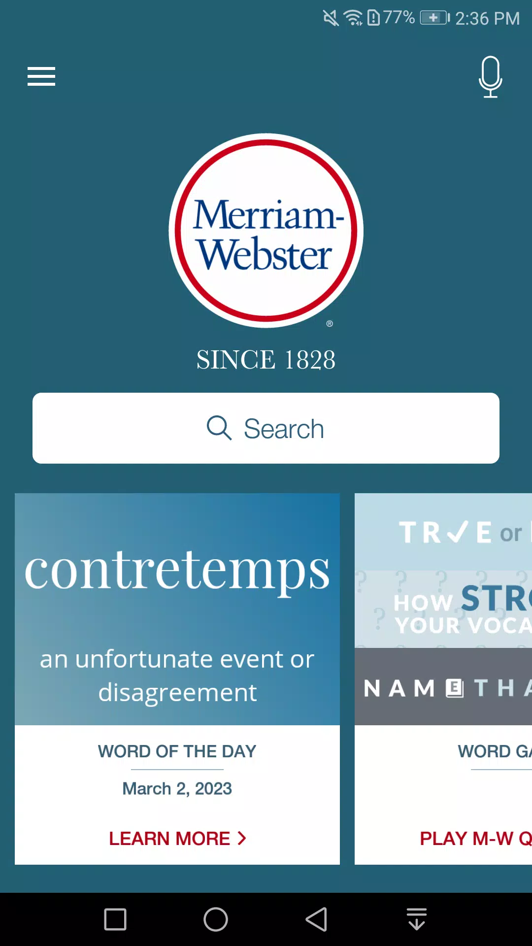 Dictionary - Merriam-Webster スクリーンショット 0