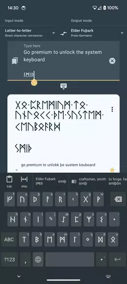 Schermata Write in Runic (Runes writer) 1