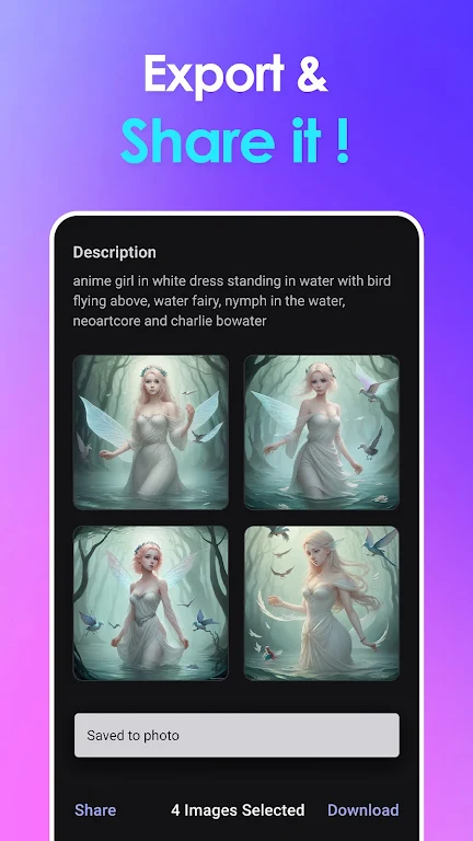 Vivid AI: AI Image Generator Schermafbeelding 0