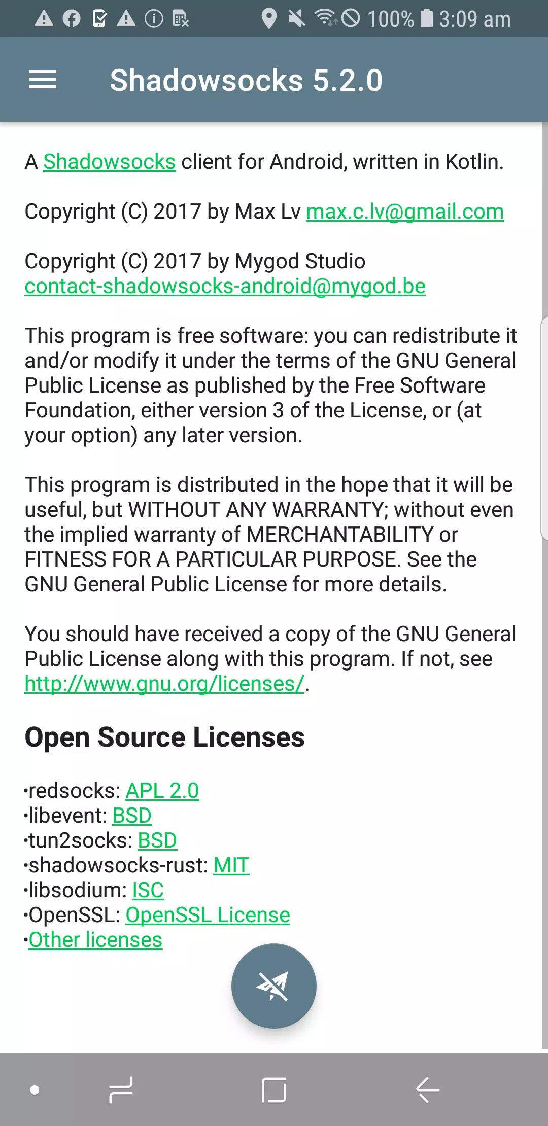 Schermata Shadowsocks 0
