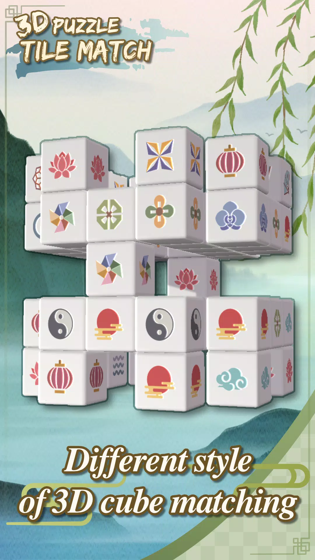 3D Tile Match Puzzle Captura de tela 0