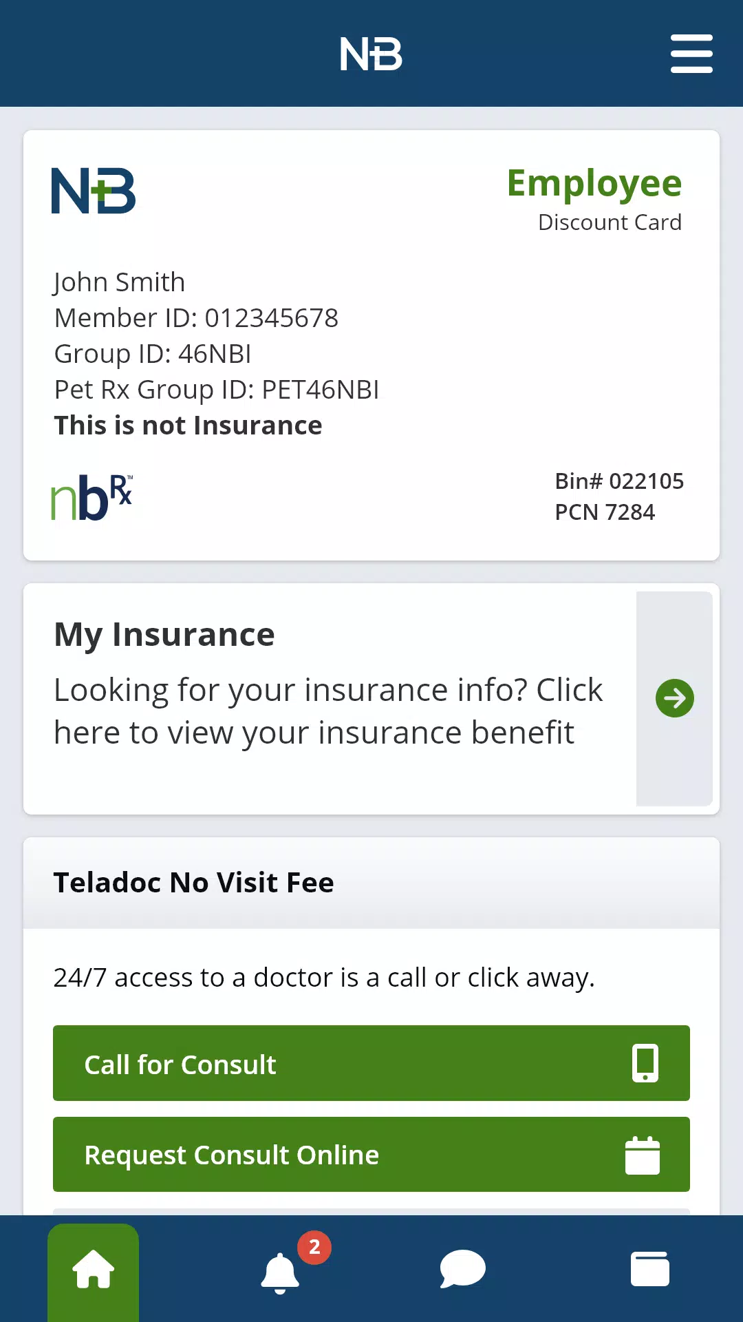 Schermata New Benefits 0