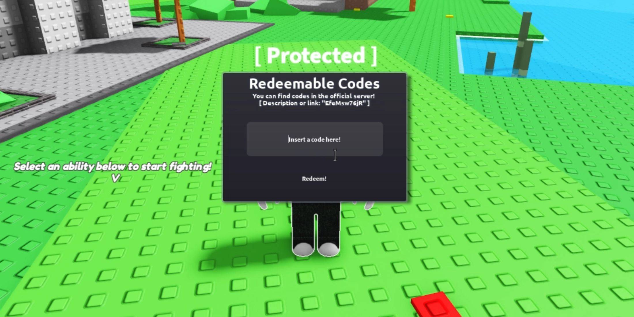 Infinite Script Fighting Code Redemption