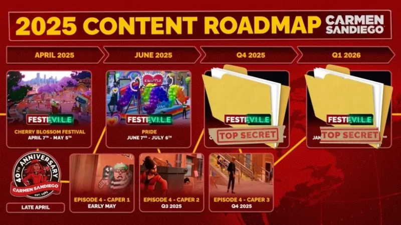 Carmen Sandiego 在日本舉辦的 FestiVILE 活動，新增神木盜竊任務