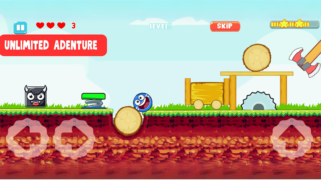 Ball V - Red Bounce Ball 5 Mod Captura de tela 0
