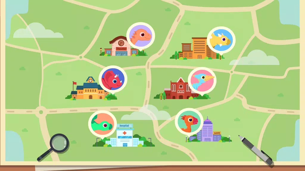 Dinosaur Police:Games for kids スクリーンショット 1