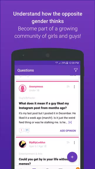 GirlsAskGuys Captura de pantalla 0