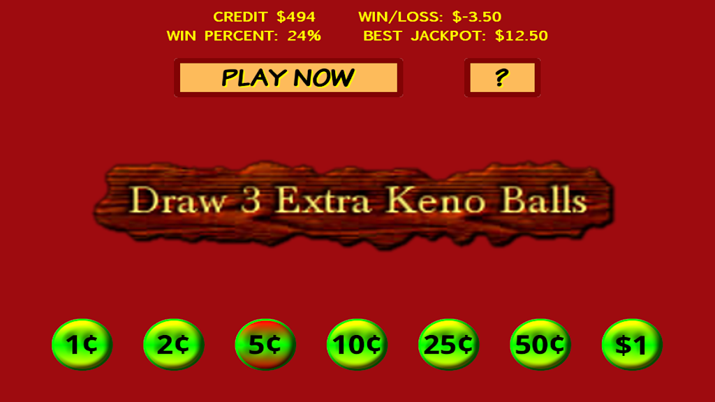 Draw 3 Extra Keno Balls Tangkapan skrin 2