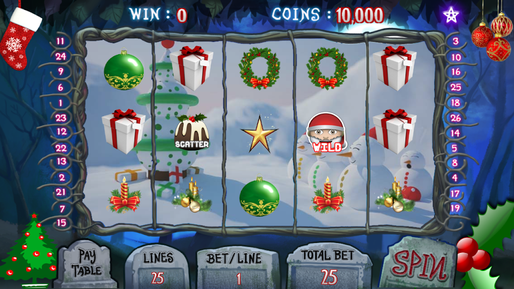 Christmas Jackpot : Real Casino Slot Master 777 Captura de pantalla 1