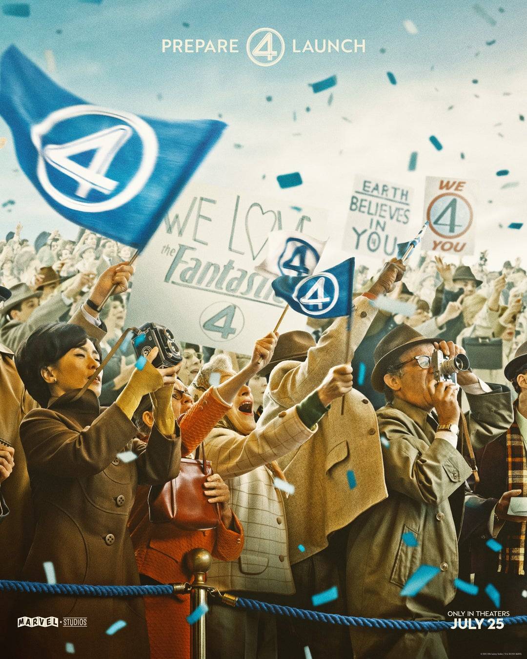 Poster zeigt einen Mann mit vier Fingern