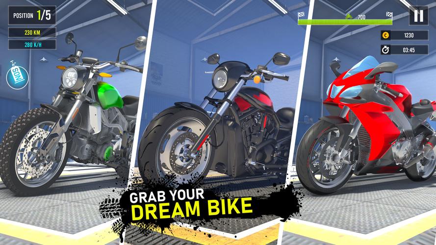 Moto Traffic Bike Race Game 3d 스크린샷 1