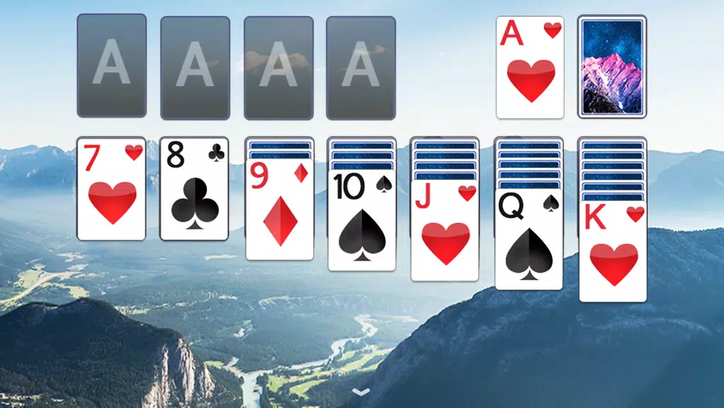 Solitaire Mountain Top Theme Zrzut ekranu 2