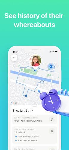 iシェアリング - GPS 追跡アプリ 位置情報 スクリーンショット 3