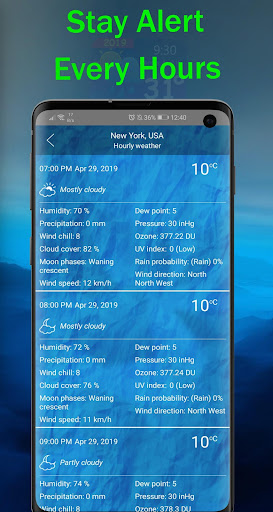 Weather and Radar Live ဖန်သားပြင်ဓာတ်ပုံ 3