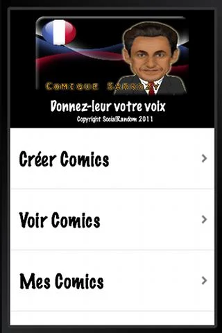 comic Sarkozy ภาพหน้าจอ 0