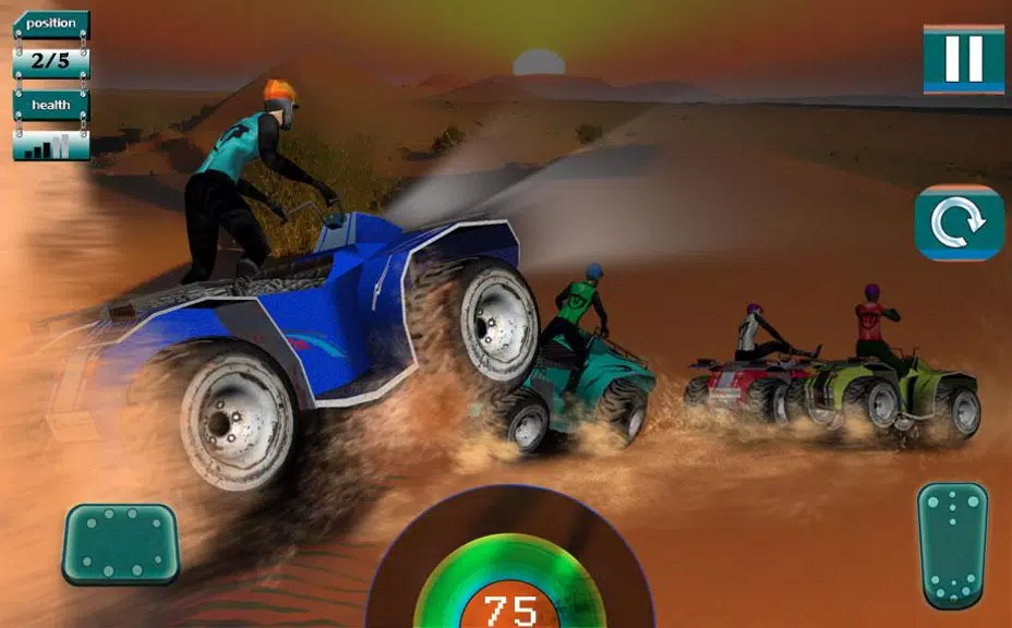 3D quad bike racing ဖန်သားပြင်ဓာတ်ပုံ 0