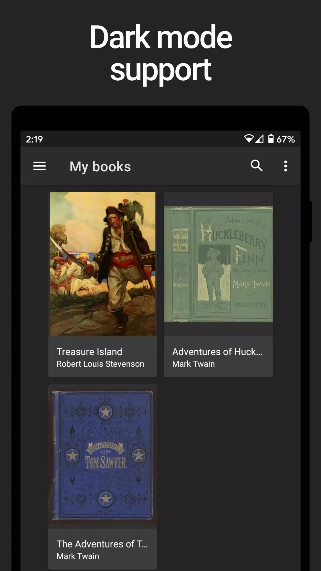 Lithium: EPUB Reader Capture d'écran 3