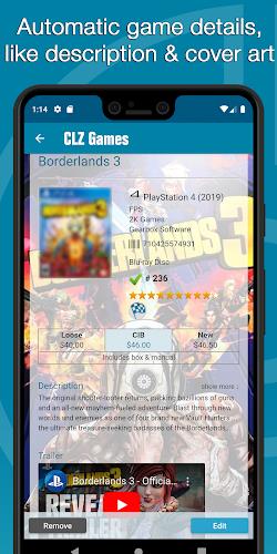 CLZ Games: video game database Schermafbeelding 1