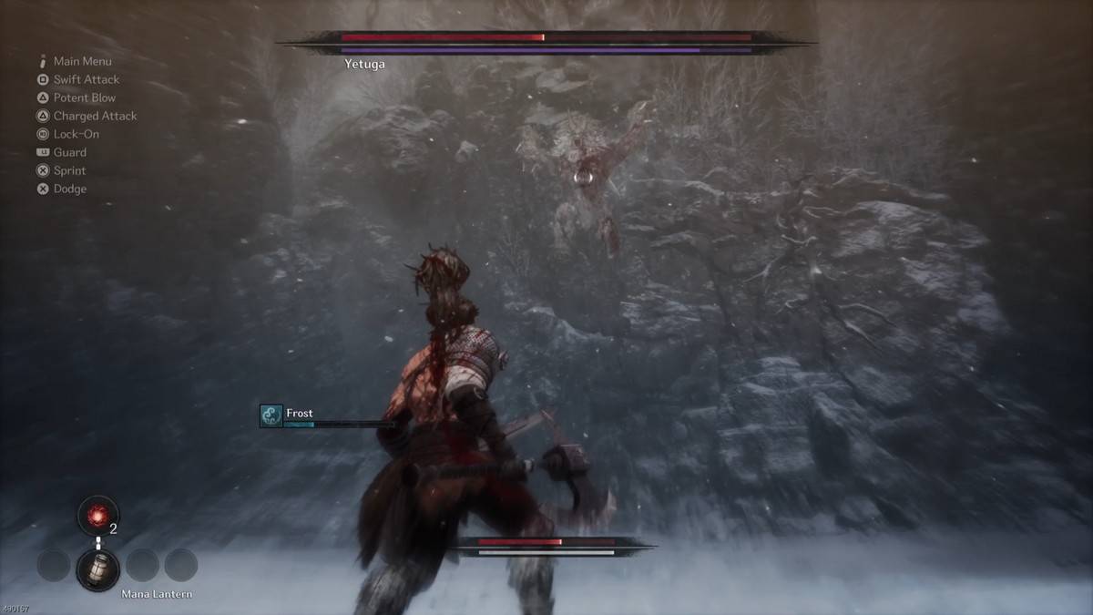 Second Phase of Yetuga Battle in The First Berserker: Khazan