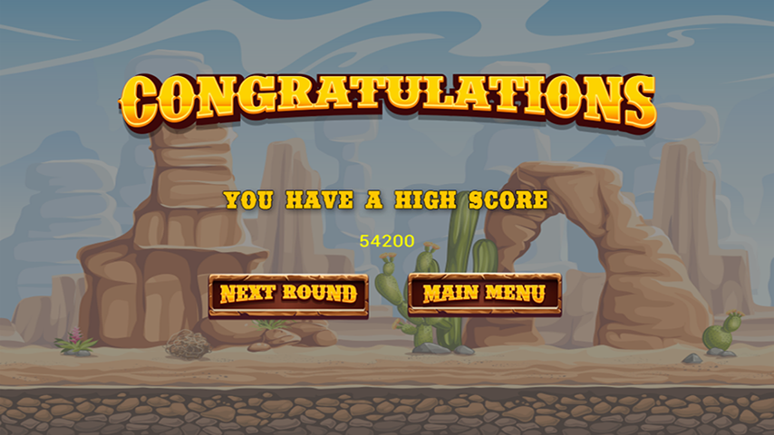 Wild West Tri Peaks Solitaire Schermafbeelding 2