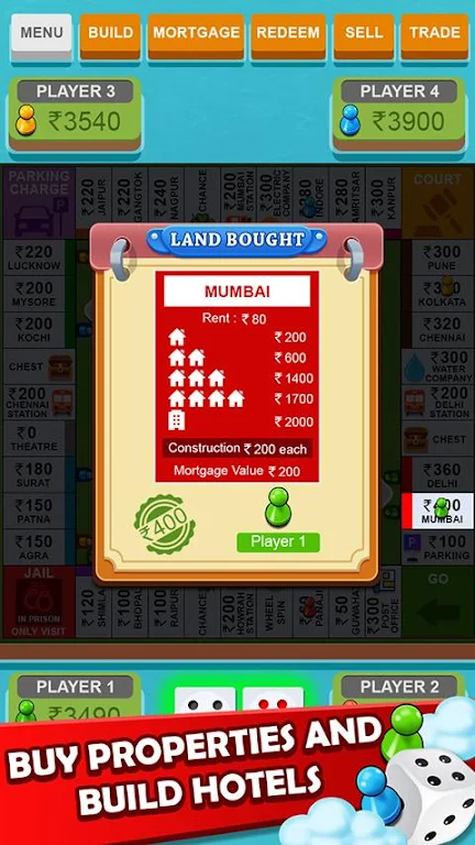 Vyapari Game : Business Dice Board Game ဖန်သားပြင်ဓာတ်ပုံ 2