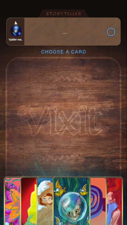 Multiplayer Card Game - VIXIT (Dixit style) Zrzut ekranu 1