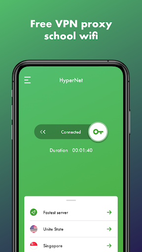 HyperNet Free VPN - Unlimited स्क्रीनशॉट 2