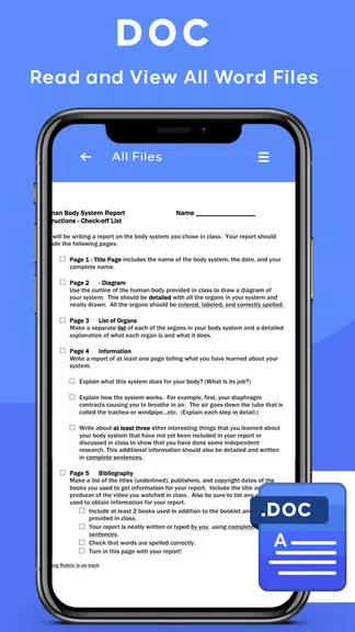 Files Viewer - All Documents स्क्रीनशॉट 0