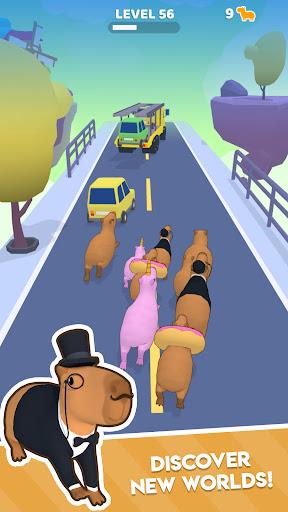 Capybara Rush Tangkapan skrin 3