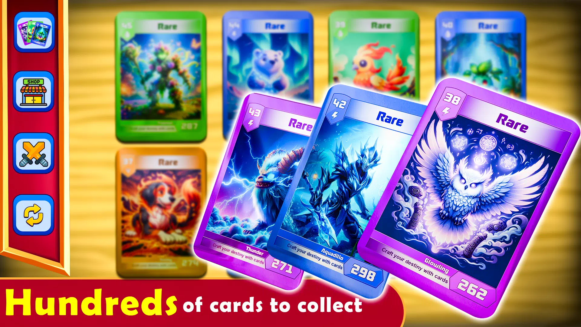 Monsters Card Collector Game應用截圖第2張