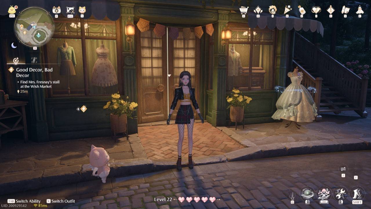 Luvas específicas no infinito nikki