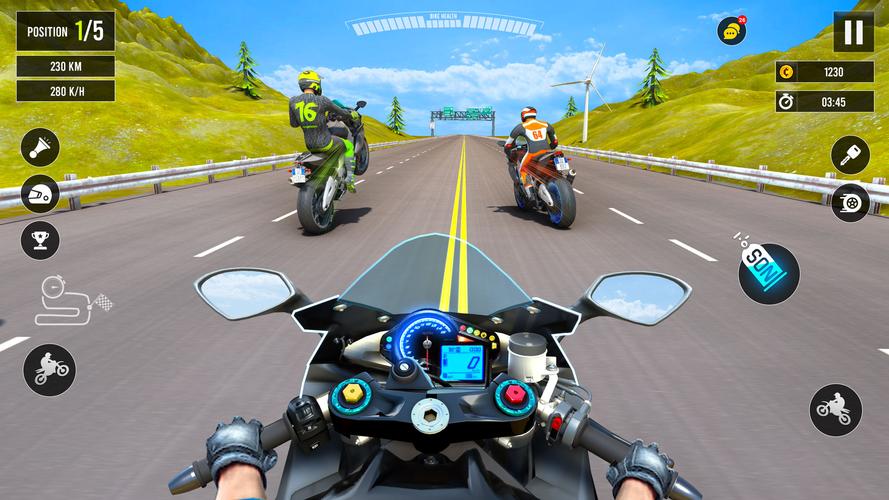 Moto Traffic Bike Race Game 3d 스크린샷 0