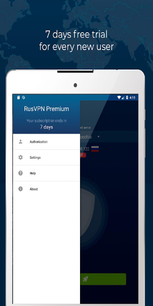 Fast VPN proxy servers with no logs - RUSVPN應用截圖第2張