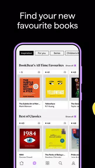 BookBeat Audiobooks & E-books Schermafbeelding 2