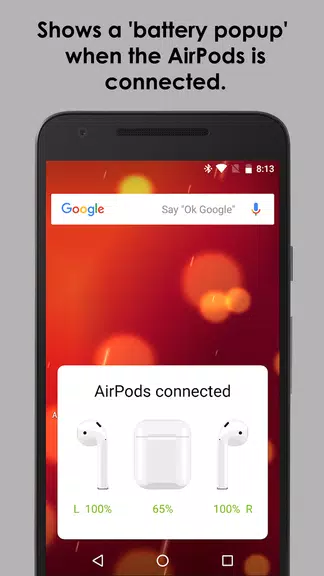 AirBuds Popup - airpod battery Ảnh chụp màn hình 0