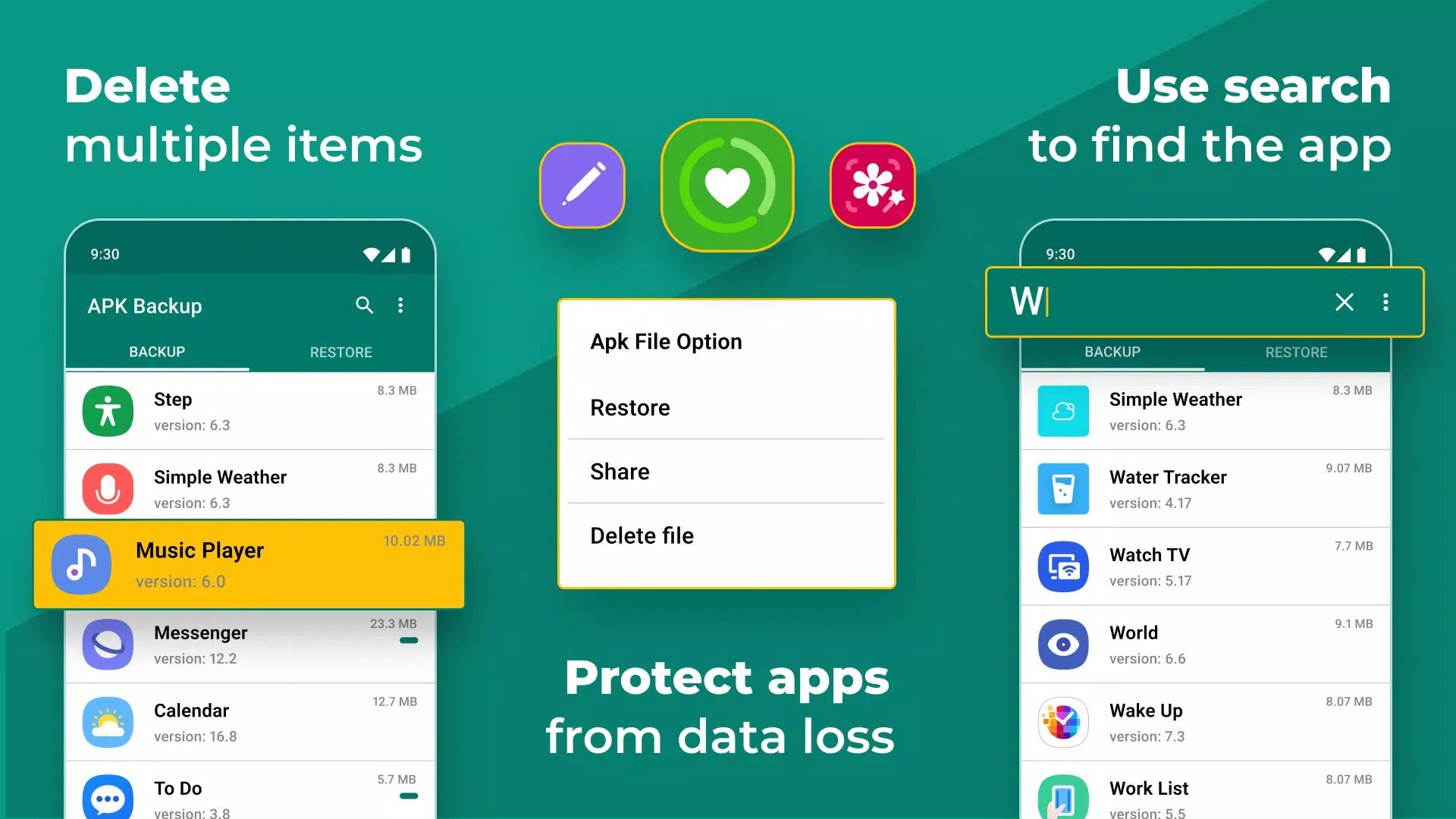 APK Backup Tangkapan skrin 1