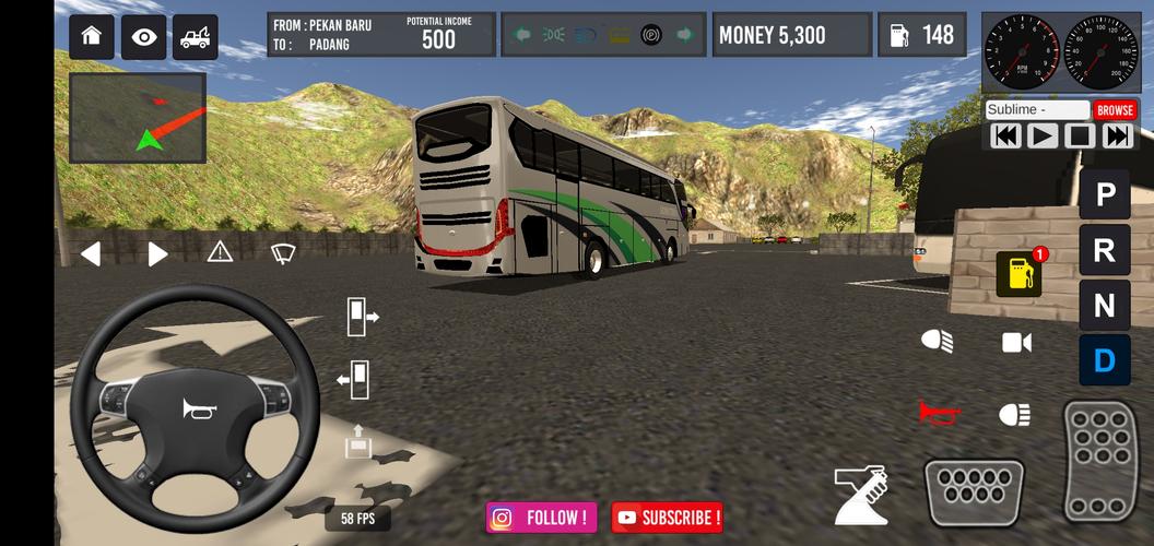 IDBS Simulator Bus Sumatera 스크린샷 2