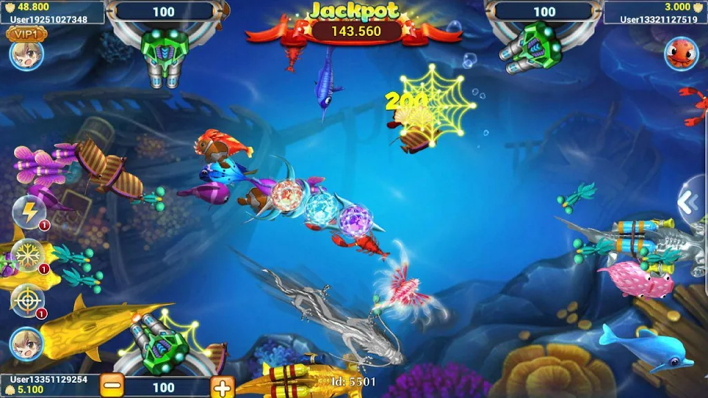 Thánh bắn cá ăn xu slots - bắn cá siêu thị Captura de tela 3