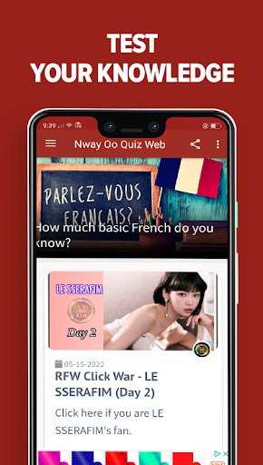Schermata Nway Oo Quiz Web 3