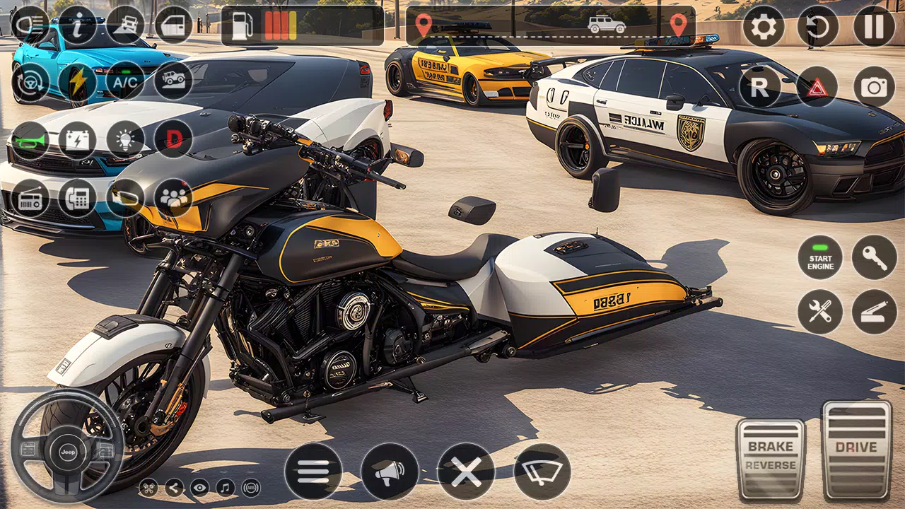 Luxury Police Car Parking Game Zrzut ekranu 2