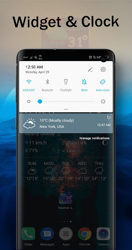 Weather and Radar Live ဖန်သားပြင်ဓာတ်ပုံ 1