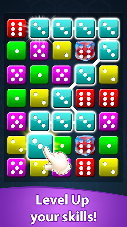 Dice Match Line Puzzle Games Скриншот 3