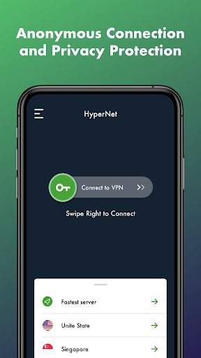 HyperNet Free VPN - Unlimited स्क्रीनशॉट 1